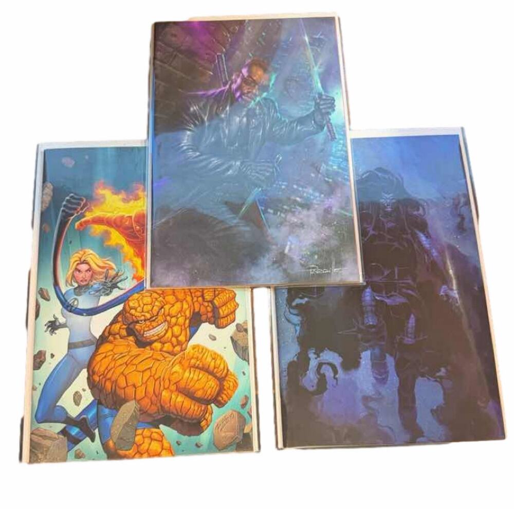 Marvel Midnight Fantastic Four Blade Variant Comic Book 3 Piece Lot